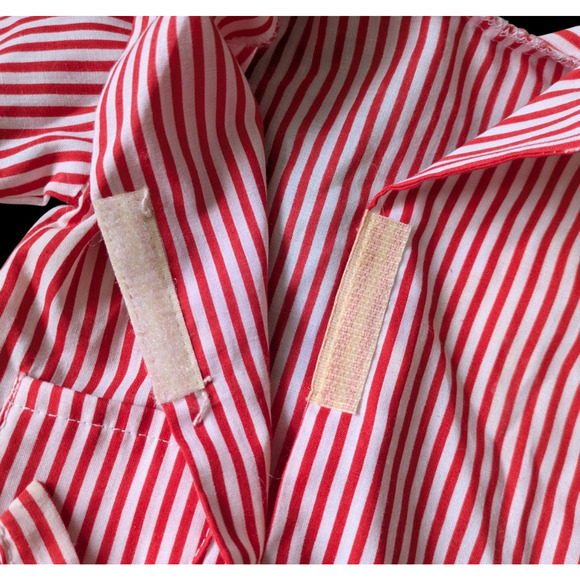 Vintage American Girl Molly Red White Striped Pajamas Pleasant Company 1990 - Picture 7 of 7